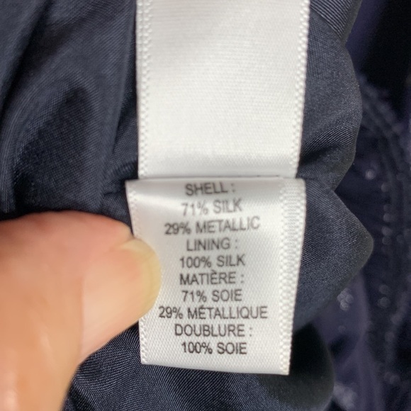 Rare Vera Wang Lavender Label Silk/Metallic Halter Mini Dress - Picture 8 of 11